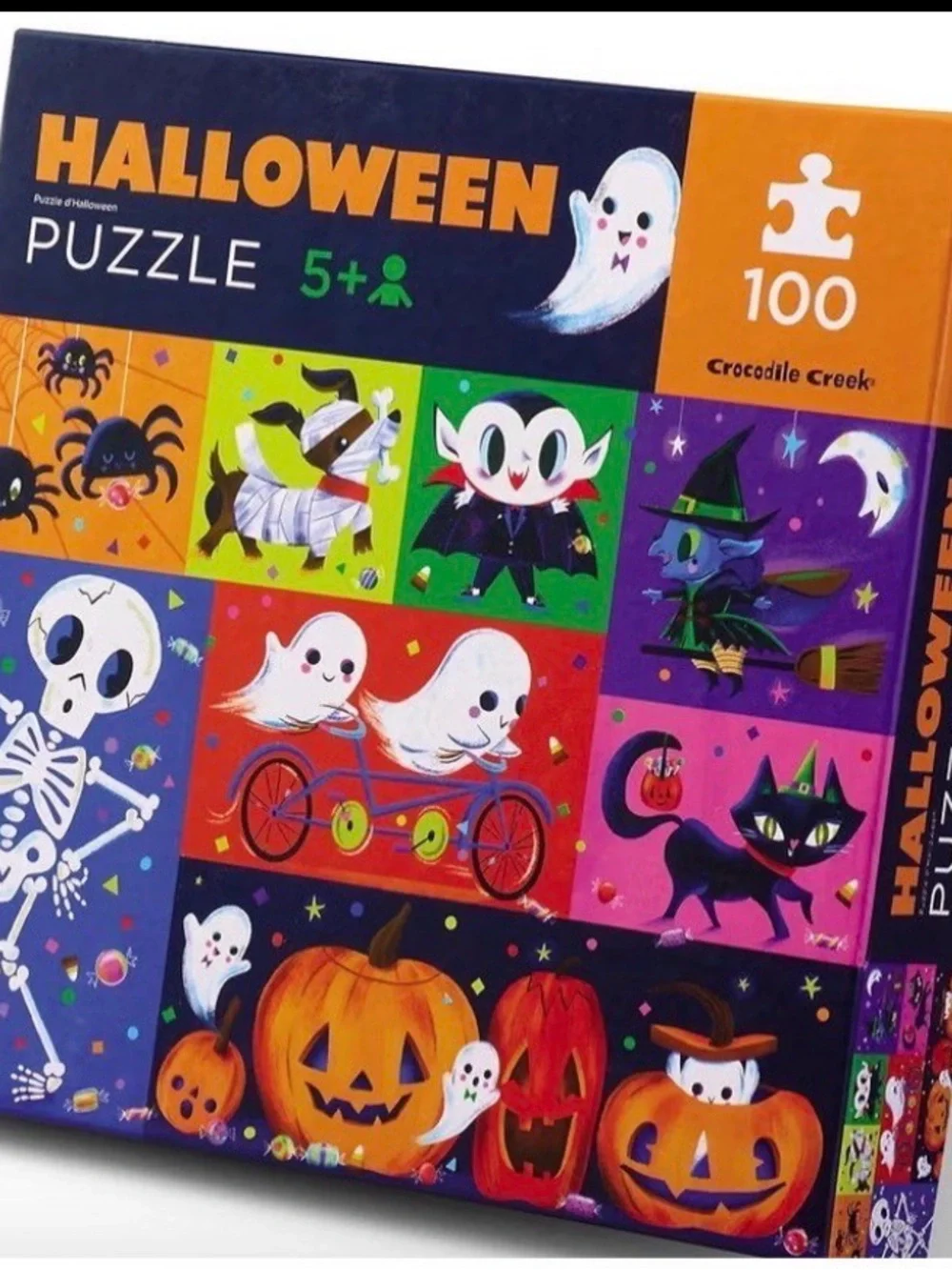 Crocodile Creek Halloween 100 Piece Jigsaw Puzzle Kids Ages 5+ New